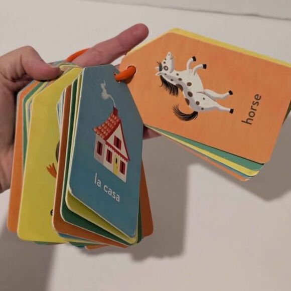 Mudpuppy Spanish English Ring Flashcards - Picture 3 of 4